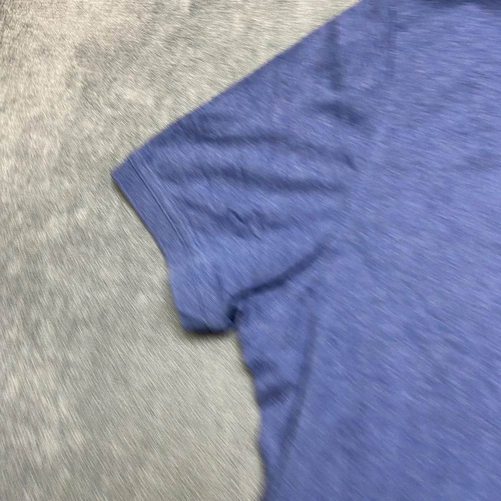 Banana Republic Luxury Touch Polo Shirt Mens XL Blue Standard Fit Golf Tennis
